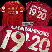 เสื้อลิเวอ  รุ่น LIMITED ในเบอร์มีลายเซ็น / CHAMPIONS 19-20