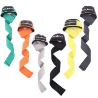 1Pair Weightlifting Wrist Straps Strength Training Adjustable Non-slip Gym Fitness Lifting Strap Wrist Support Sports Grip Band