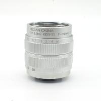 คุณภาพสูง Fujian กล้องวงจรปิด35มม. เลนส์ F1.7 C Mount สำหรับ NEX-5 NEX-3 NEX-7 NEX-5C NEX Silver