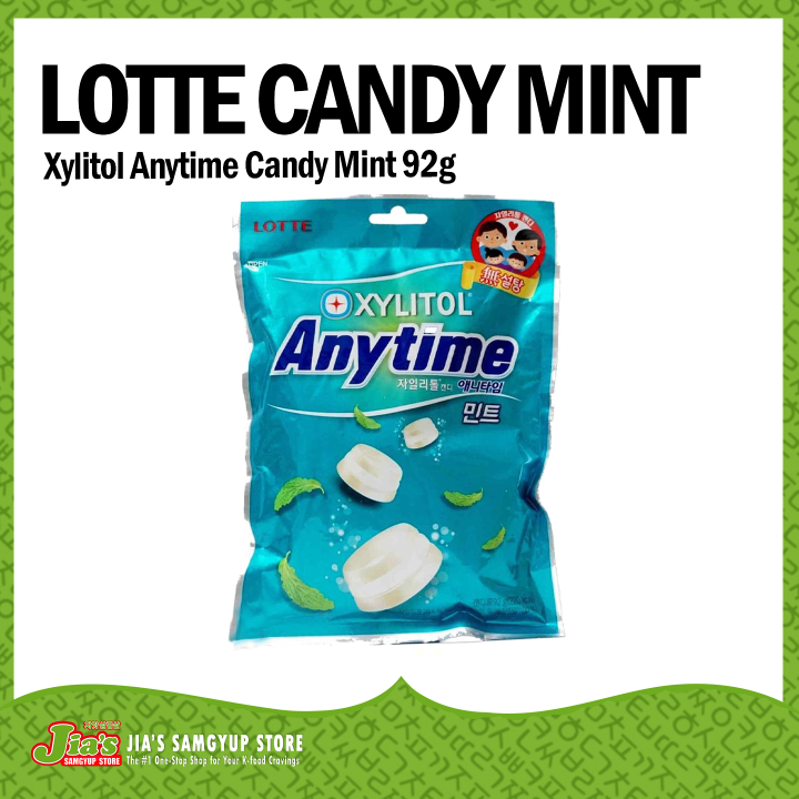 Lotte Xylitol Anytime Candy Mint 92g Lazada PH
