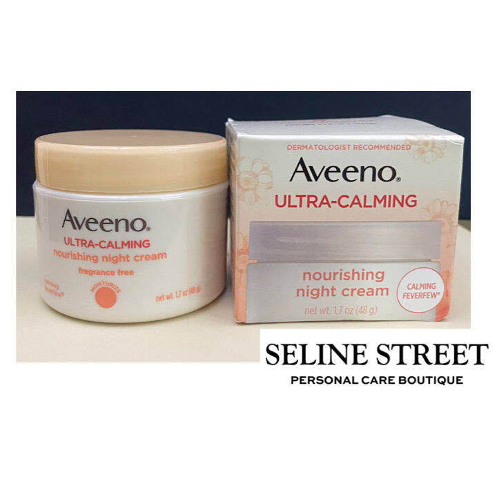 🇺🇸 Aveeno Ultra Calming Nourishing Night Cream 48g Lazada Ph