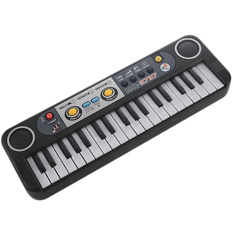 Details about   Electronic 37-Key Toy Piano Keyboard for Kids with Real Working Microphone, 