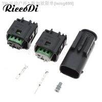 【CW】๑✑☼  1-20 Kits 3 Pin Way Male Female Automotive Sensor Plug C200 9-967081-1 968402-1 1-967642