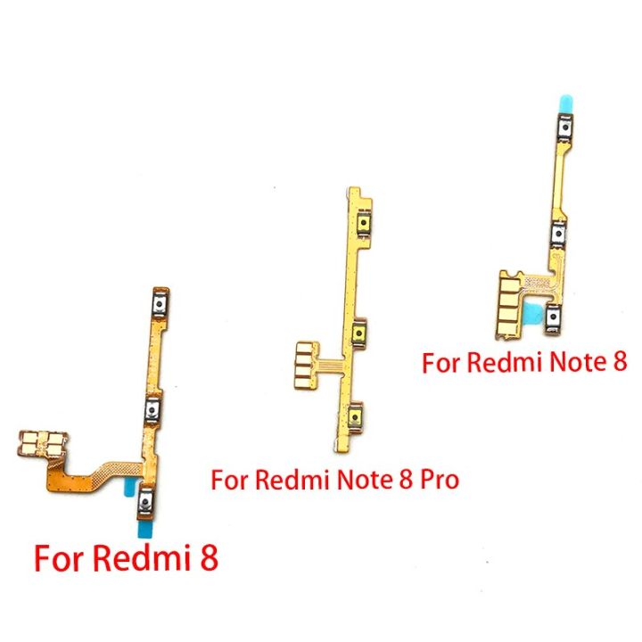 10ชิ้น-ล็อตเปิดปิดปุ่มปรับระดับเสียงปุ่ม-flex-cable-สำหรับ-xiaomi-redmi-6-6a-7-7a-8-8a-9-9a-หมายเหตุ6-7-8-8t-9-9s-10-pro-5g