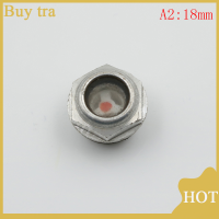 [Buytra] 16mm-48mm ชายเกลียวโลหะอากาศคอมเพรสเซอร์น้ำมันระดับสายตากระจก