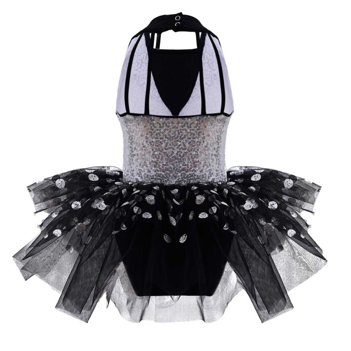 kids-girl-ballet-tutu-dress-for-children-jazz-dance-clothing-sequins-polka-dots-ballet-dance-costume-stage-performance-dancewear