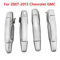 ที่จับประตูรถด้านนอกโตโยต้าด้านหน้าด้านหลังซ้ายขวาสำหรับ Chevrolet GMC คาดิลแลคเอสคาเลด Avalanche Tahoe Silverado Sierra Yukon 2007-2013