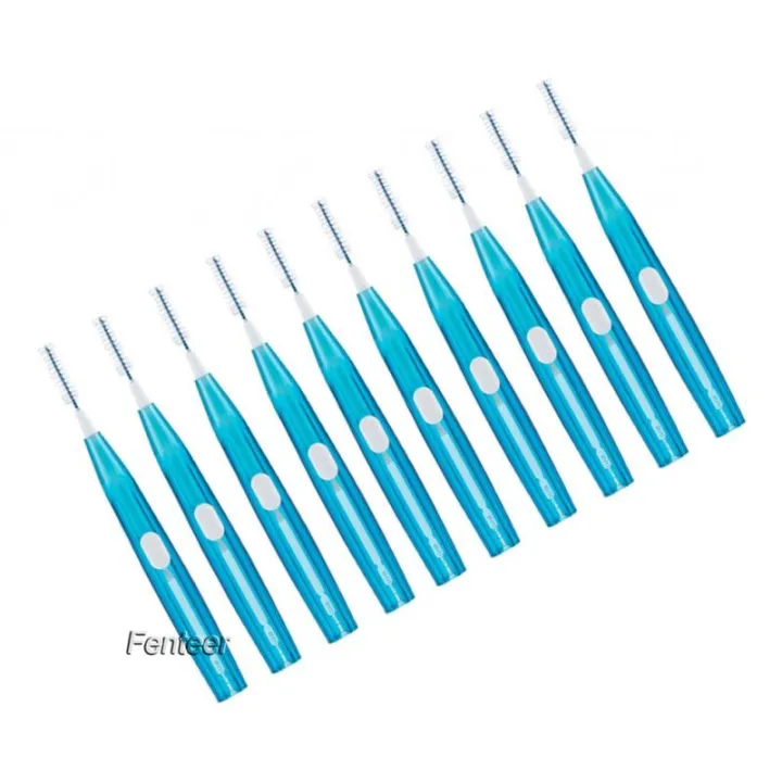 [FENTEER] 10 lot Interdental Brushes Teeth Gap ces Crowns Bridges