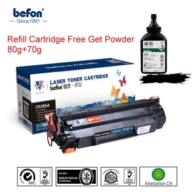 Befon Easy-Refill 285A Toner Cartridge Replacement For HP CE285A 85A For P1102 P1102W Laserjet Pro M1130 M1132 M1134 M1212