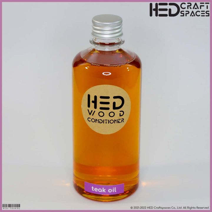 hed-teak-oil-m-450ml-เฮ็ด-ทีคออยล์-ขนาดกลาง-450-มล-น้ำมันรักษาเนื้อไม้-น้ำมันถนอมเนื้อไม้-น้ำมันทาไม้