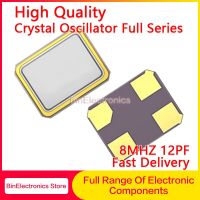 10PCS 3225 8MHZ 8M 8.000mhz SMD ควอตซ์เรโซเนเตอร์คริสตัล 4Pin Passive Crystal Oscillator 12PF 10PPM 3.2X2.5mm Electronic Kit