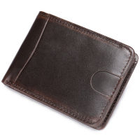 WESTAL Men Wallet Genuine Leather Mens Money Clip Credit Card Wallet For Man Small Purse Designer Passport Cover Mens Purse