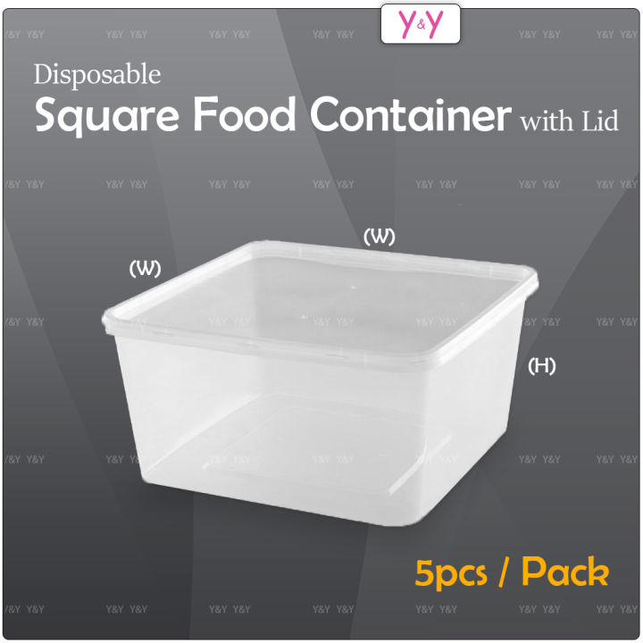 disposable plastic microwave container