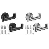 Towel Hooks for Bathrooms,Brushed Nickel Towel Hook for Kitchen Bathroom,For Hanging Towels,Coats,Sponges,Clothes