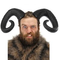 【FCL】❇♠ Ox Horn Demon Headband Fashion Headwear Masquerade Costume Headgear Prop Horns