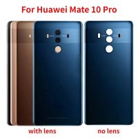 ใหม่กระจกหลังสำหรับ Mate 10 Pro ฝาหลังปิดโทรศัพท์หลังปลอกหุ้มช่องหลังอะไหล่แผงเคสพร้อมกล้อง