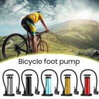 ۩ Bike Floor Pump Non-slip Base Reusable Bicycle Tire Pump Portable Aluminum Alloy Mini Bike Pump Bicycle Tire Floor Pump