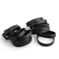 15 PCS Bracelet Bangle Rubber Black Sport 12 mm Band TOP