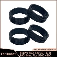 Rubber Wheels Tires For iRobot Braava 380t 320 321 375t 390t Mint Plus 5200 4200 Parts Robot Vacuum Cleaner Tread Tires Skin (hot sell)Barry Marcus