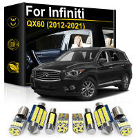 สำหรับ Infiniti JX35 QX60 2012 2013 2014 2015 2016 2017 2018 2019 2020 2021ไฟภายในรถ LED อุปกรณ์เสริม Canbus โคมไฟในร่ม