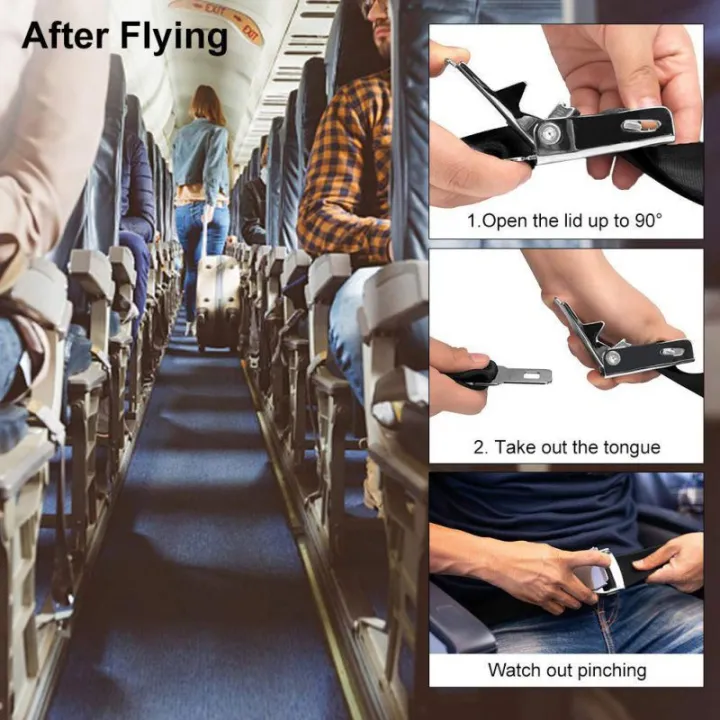 Aircraft Airplane Buckle Safe Seat Belt Extension Strap Plane Seatbelt Extenders Lazada PH