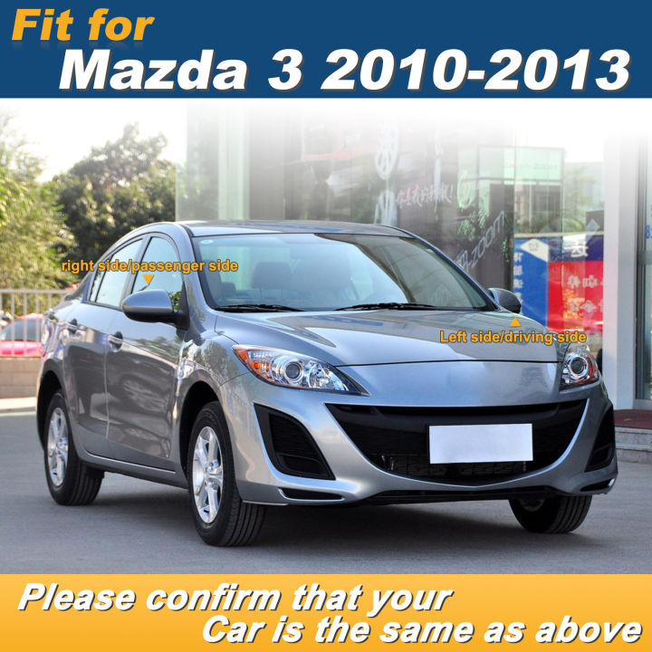 ฝาครอบกระจกมองหลังประตูเหมาะสำหรับ-mazda-3-2010-2013อุปกรณ์เสริมในรถยนต์