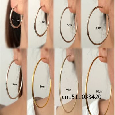 【YP】 Hoop Earrings for Fashion Brand Big Small Gold Plating Rings Classic Trend Ear Jewelry Ladies