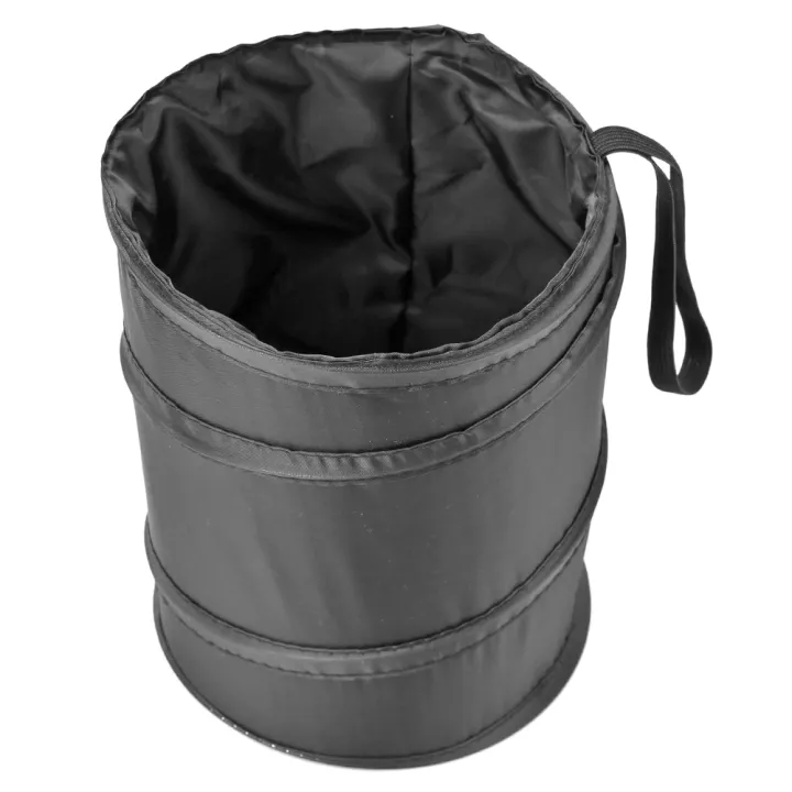 Oxford Cloth Garbage Bin Waterproof Storage Bucket Car Waste Bin Trash