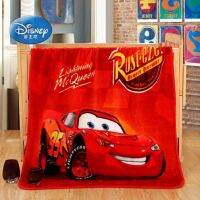 2023ดิสนีย์สีแดง Lightning McQueen 95รถผ้าห่มขนแกะนุ่มโยน100X140Cm สำหรับเด็กเด็กของขวัญบนเตียงเปลเครื่องบิน