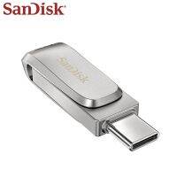 Original SanDisk Ultra Luxe USB 3.1 Type C Dual Pendrive 512GB 256GB 128GB 64GB 32GB Metal Type A Flash Drive For Laptop/Phone