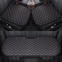 Car Seat Covers Front Rear Flax Cushion Non Slide Auto Accessories Universal Seat Protector Mat Pad Four Season Seat Cover