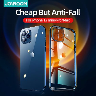 卐◆ Joyroom Clear Case For iPhone 12 Pro Max 12 mini TPU PC Shockproof Full Lens Transparent Protection Cover For iPhone 12 mini