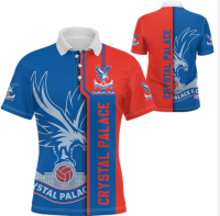 Crystal Palace 3D Apparel Polo Shirt Custom any team or logo