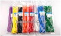 Self locking nylon cable tie plastic band tie band  3*250mm band color nylon tie Cable Management