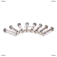 sksbvx 8X/Set Inline Roller เพลาใบมีดสกรูสเก็ตล้อกลอนสำหรับรองเท้าสเก็ต