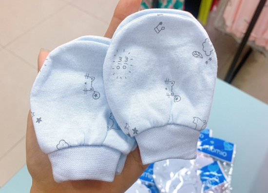 Bộ 3 set bao tay 3 set bao chân sơ sinh mio, mềm mại, thoáng mát - ảnh sản phẩm 5