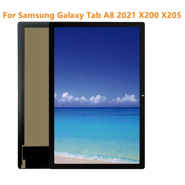 สำหรับ-samsung-galaxy-tab-a8-10-5-2021-sm-x200-x205-x205c-lcd-แสดงผลเปลี่ยนชุดจอสัมผัส