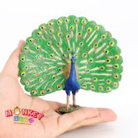 Monkey Toys - โมเดลสัตว์ Peacock นกยูง ขนาด 12.00 CM (จากหาดใหญ่)