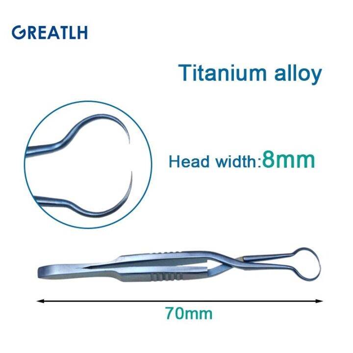 mcroscope-towel-pliers-titanium-alloy-stainless-steel-cloth-towel-clamp-micro-forceps-ophthalmic-instrument