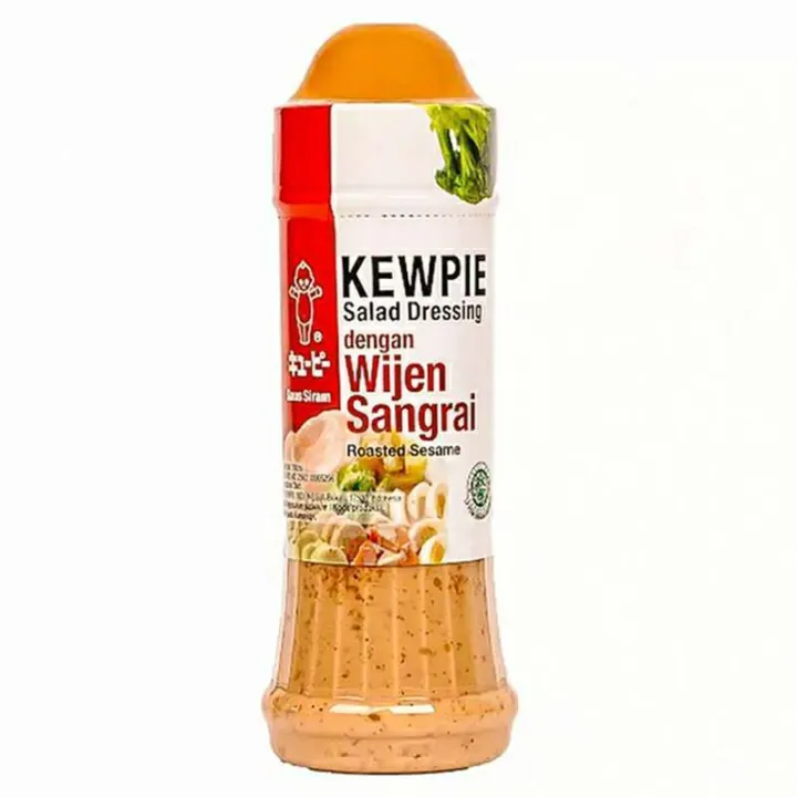 KEWPIE WIJEN SANGRAI Kewpie Salad Dressing Roasted Sesame Saus 200ml