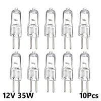 10ชิ้น35วัตต์ประเภท Jc ใสสุดๆลูกปัดต่อคริสตัลหลอดไฟฮาโลเจน G4 12โวลต์ราคาถูกเฉียบหลอดไฟให้ความอบอุ่นในอาคาร