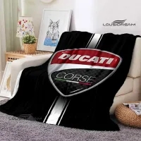 ducati motorcycle logo printing blanket warm blanket flange blanket Picnic blanket Soft and comfortable blanket birthday gift