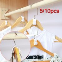 10/5pcs Mini Bag Clothes Hangers for Closet Connector Hooks for Hanging Plastic Wardrobe Coat Rack Holder Space Saving Organizer