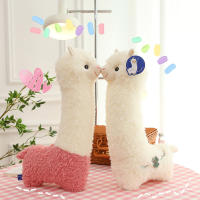 Alpaca Plush Toy Pillow Doll For Girls Sleeping Bed Super Soft Large Doll Cute Ragdoll