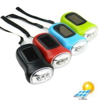 LED Hand Crank Dynamo Flashlight Hand Crank Solar Dynamo Powered Flashlight Emergency Rechargeable Survival Rechargeable  Flashlights