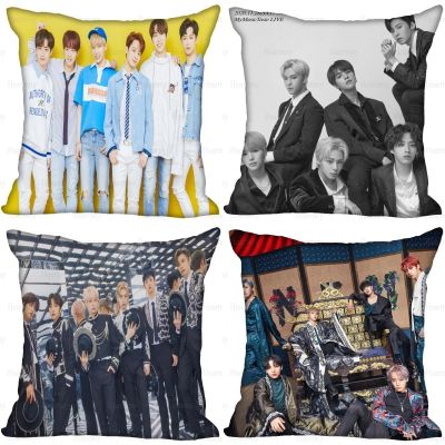 [$ AA สุดฮอต] KPOP ONEUS ปลอกหมอนสำหรับเคสหมอนตกแต่งบ้านมีซิปมองไม่เห็น40X40ปลอกหมอน,45X45cm 0512