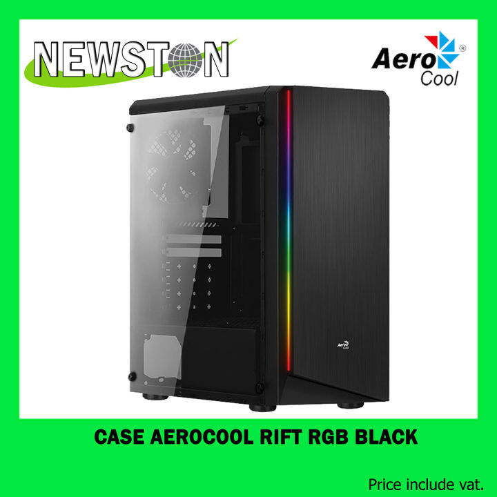 CASE AEROCOOL RIFT RGB BLACK | Lazada.co.th