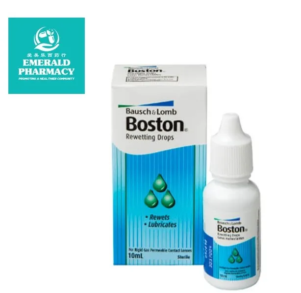 [READY STOCK] Boston Rewetting Drops 10ML EXP10/24 Lazada