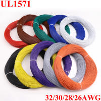 5/10/50M UL1571 32 30 28 26 AWG PVC อิเล็กทรอนิกส์สายไฟยืดหยุ่นสายฉนวนทองแดงชุบดีบุกสิ่งแวดล้อม LED สาย DIY สายไฟ-GGHJY STORE