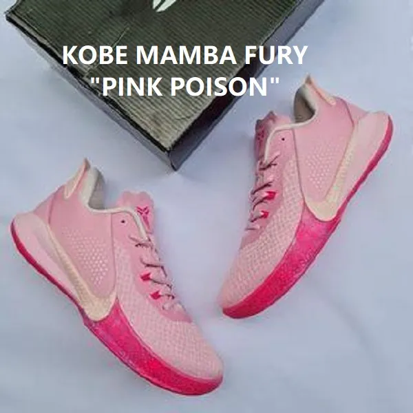 Kobe Mamba kobe fury Fury" Pink Poison" Premium Quality Shoes for Men